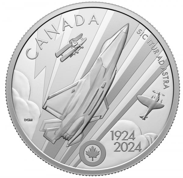 Столетие Королевских ВВС Канады на 20 долларах