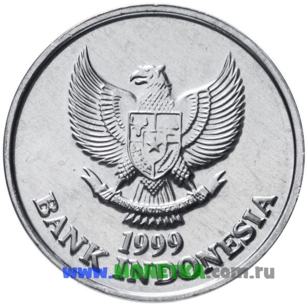 Монета Индонезия 100 рупий (rupiah) 1999 Чёрный какаду (Probosciger aterrimus, Kakatua raja) для коллекционеров-нумизматов на сайте MONETKA.com.ru