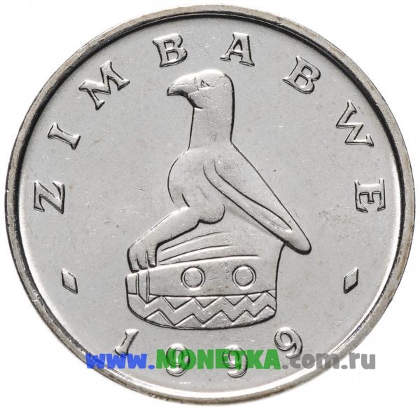 Монета Зимбабве 10 центов (cents) 2001 Баобаб (Adansonia digitata) для коллекционеров-нумизматов на сайте MONETKA.com.ru