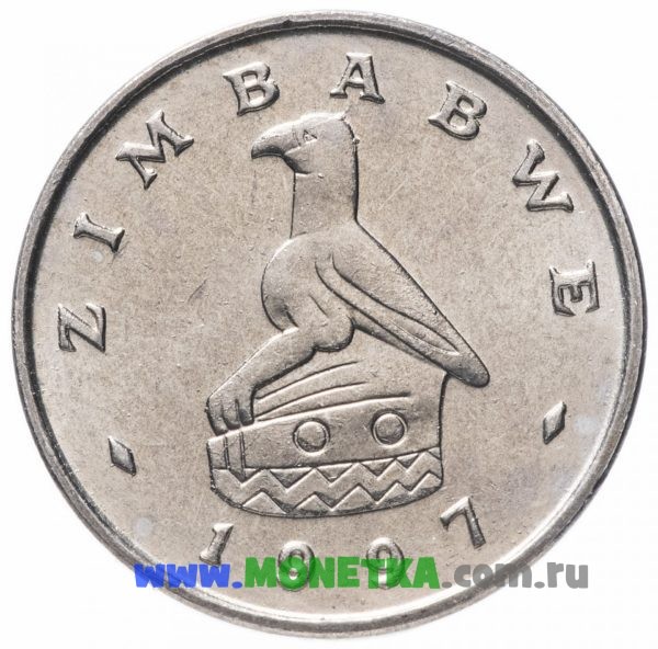 Монета Зимбабве 5 центов 1997 год Рыжий кролик (Pronolagus randensis) для коллекционеров-нумизматов на сайте MONETKA.com.ru