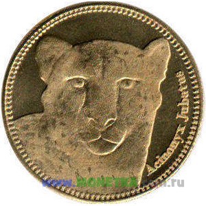 Монета Сомалиленд 5 шиллингов (shillings) 2016 год Гепард (Acinonyx jubatus) для коллекционеров-нумизматов на сайте MONETKA.com.ru
