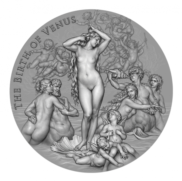 «Рождение Венеры» Бугро на 2000 франков КФА
