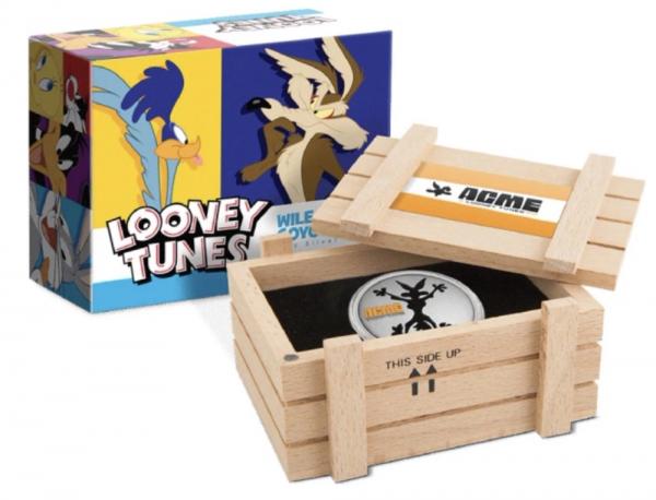 
Хитрый койот Looney Tunes на 2 долларах    