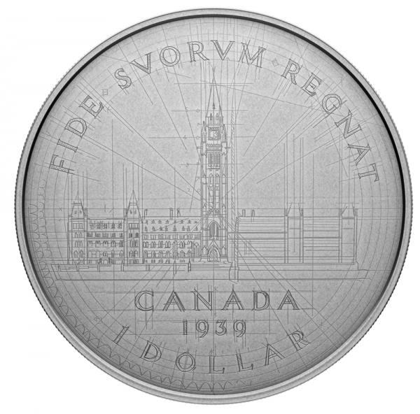 Монета с эскизом серебряного доллара 1939 года